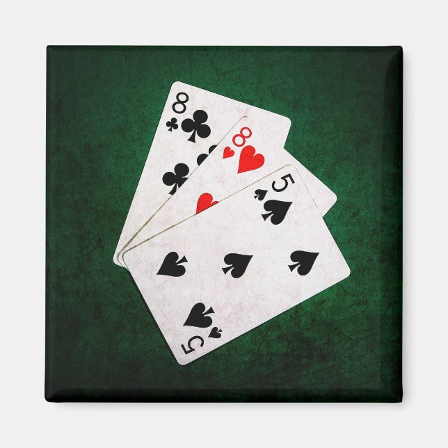 Blackjack 21 Punkte - 8, 8, 5 Punkte Magnet (Vorne)