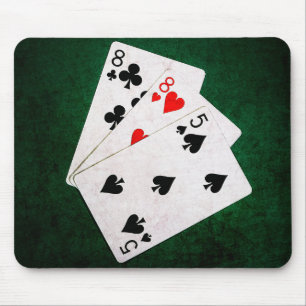 Blackjack 21 Punkte - Acht, Acht, Fünf Mousepad