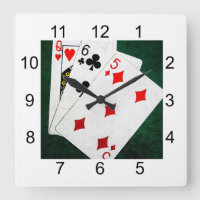 Blackjack 21 Punkte - Königin, Sechs, Fünf