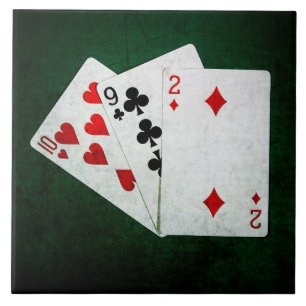 Blackjack 21 Punkte - zehn, neun, zwei Fliese