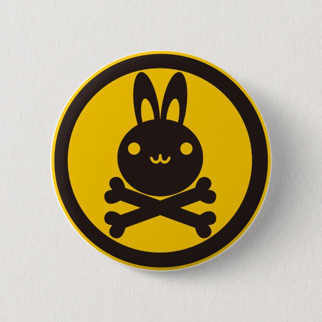 BlackJack (Kaninchen) Button (Vorderseite)