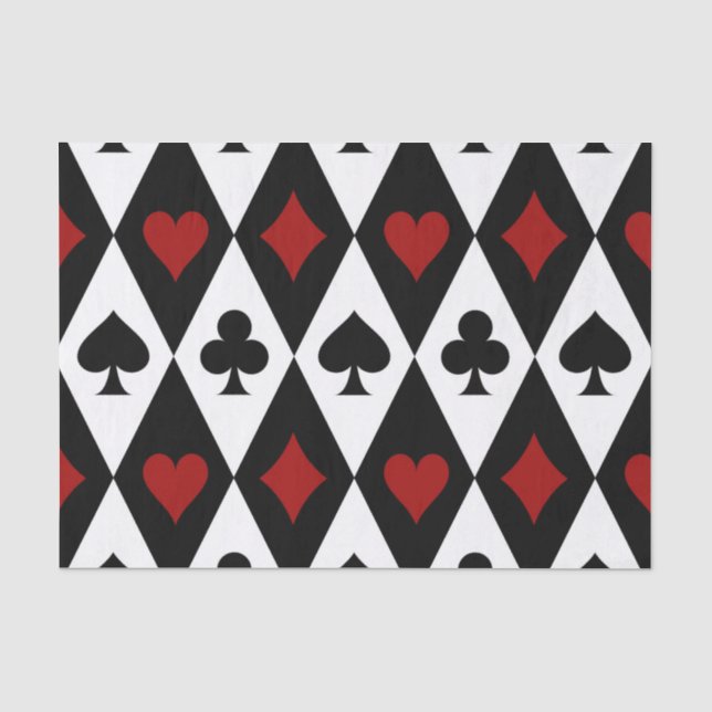 Blackjack-Kartenspiel Casino Las Vegas Seidenpapier (Vorderseite)