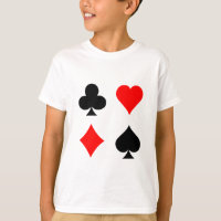 Blackjack-/Poker-Karten-Anzüge: Vektorkunst: