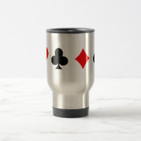 Blackjack-/Poker-Karten-Anzüge: Vektorkunst: Tasse