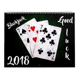Blackjack - Viel Glück!, anpassbar Kalender
