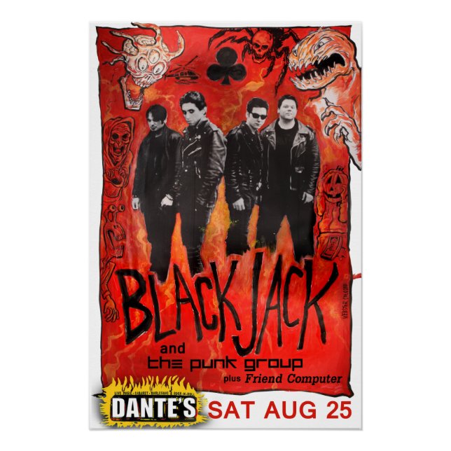 Blackjack-Wiedersehen auf Dantes Poster (Vorderseite)