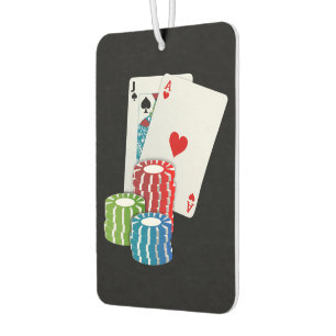 Blackjack with Poker Chips Autolufterfrischer
