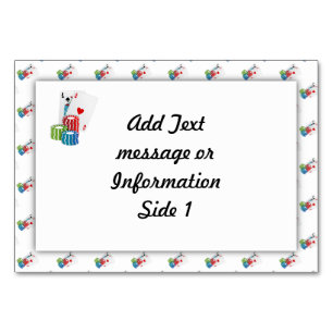 Blackjack with Poker Chips Tischnummer