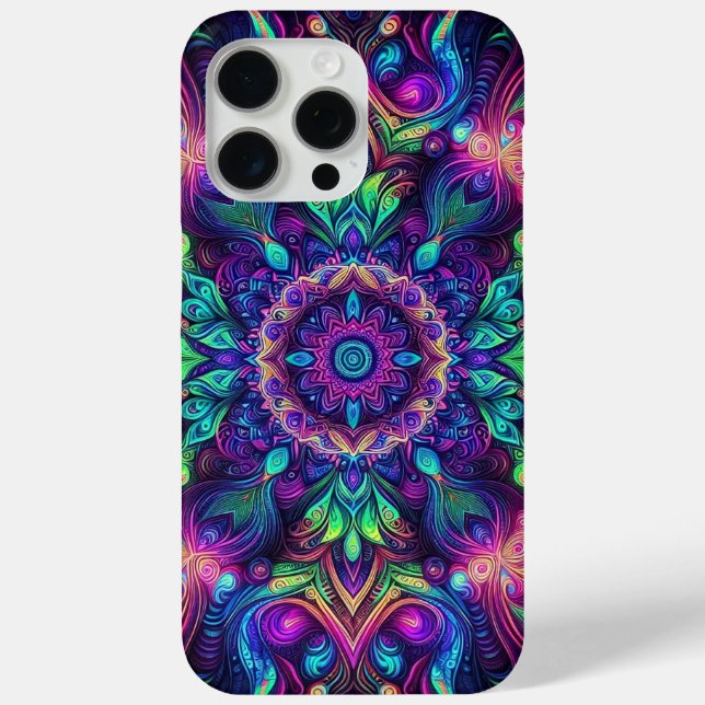 Blacklight-Design Case-Mate iPhone Hülle (Rückseite)