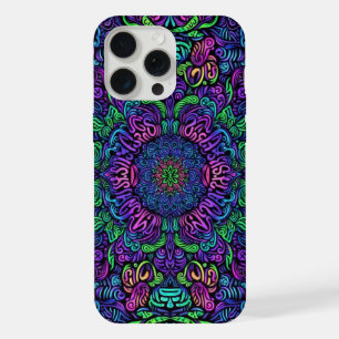 Blacklight Graffiti-Design iPhone 15 Pro Max Hülle