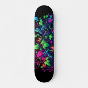 Blacklight Graffiti Musterskateboard Skateboard