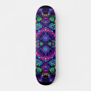 Blacklight Graffiti Musterskateboard Skateboard