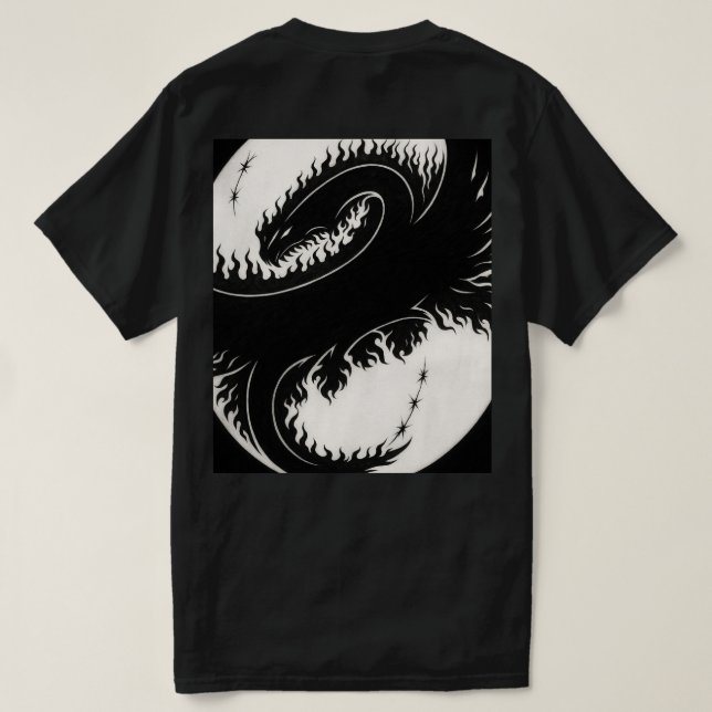 Blacklotus/ muurlotus records méditation T-shirt 1 (Design dos)