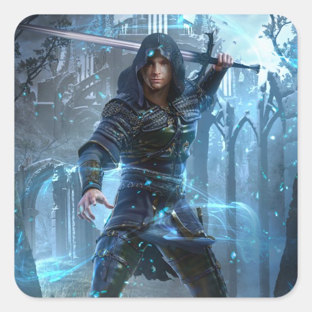 Blackmark Epic Fantasy Art Sticker (Vorderseite)