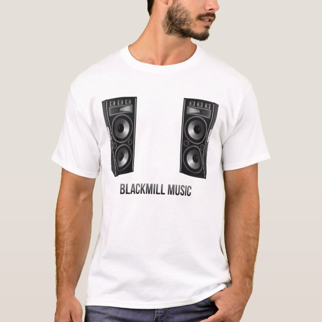 Blackmill Musik T-Shirt (Vorderseite)