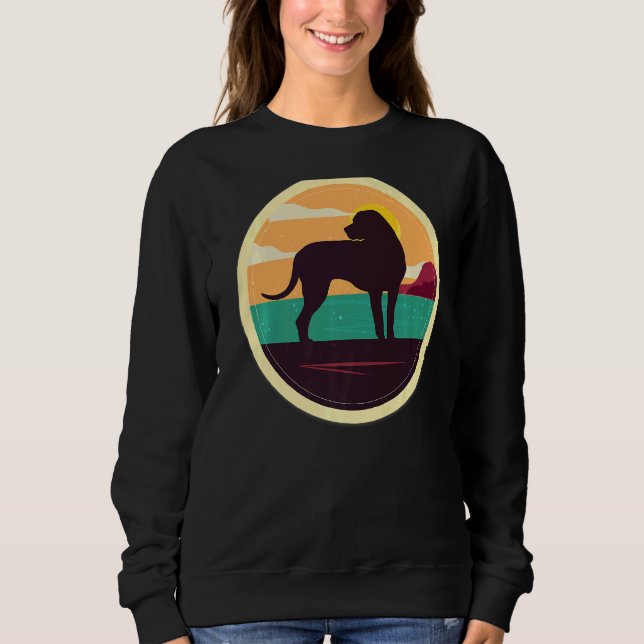 Blackmouth Cur Retro Sweatshirt (Vorderseite)