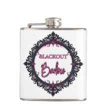 Blackout Barbie-Flasche | Geschenk für eine dunkle