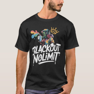 Blackout No Limit Graffiti Art T-Shirt – Urban Str