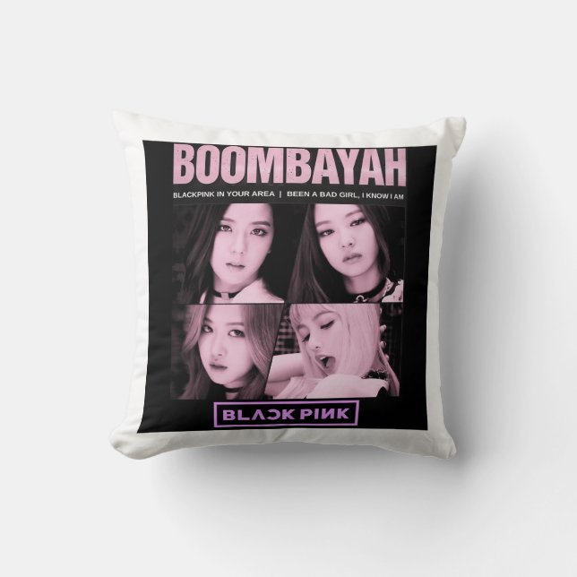 BlackPink BoomBayah Kissen (Vorderseite)