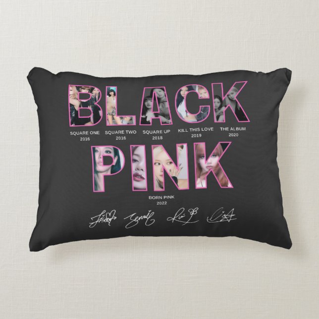BlackPink K-POP Dekokissen (Vorderseite)