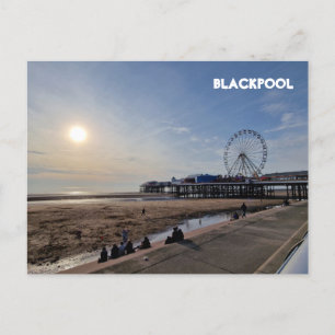 Blackpool Beach Postkarte