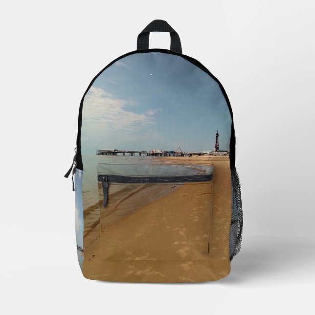 Blackpool Bedruckter Rucksack (Vorderseite)