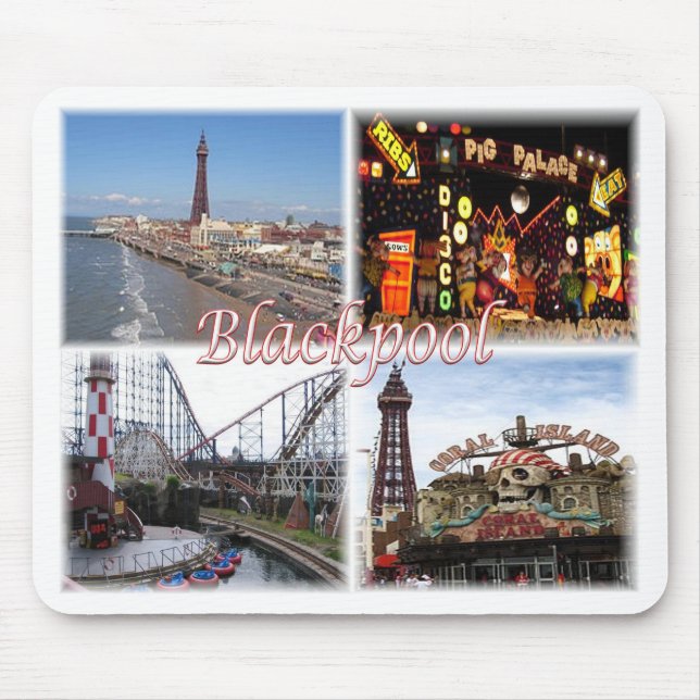 Blackpool England Mousepad (Vorne)