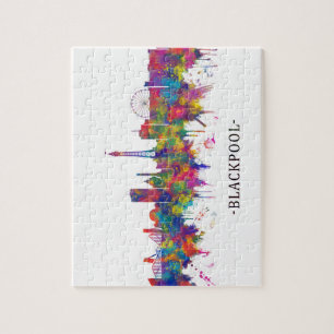 Blackpool England Skyline