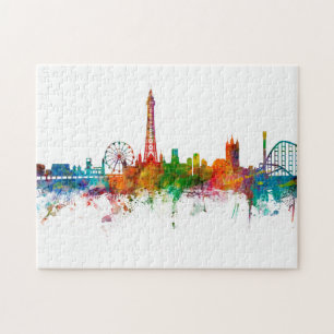 Blackpool England Skyline