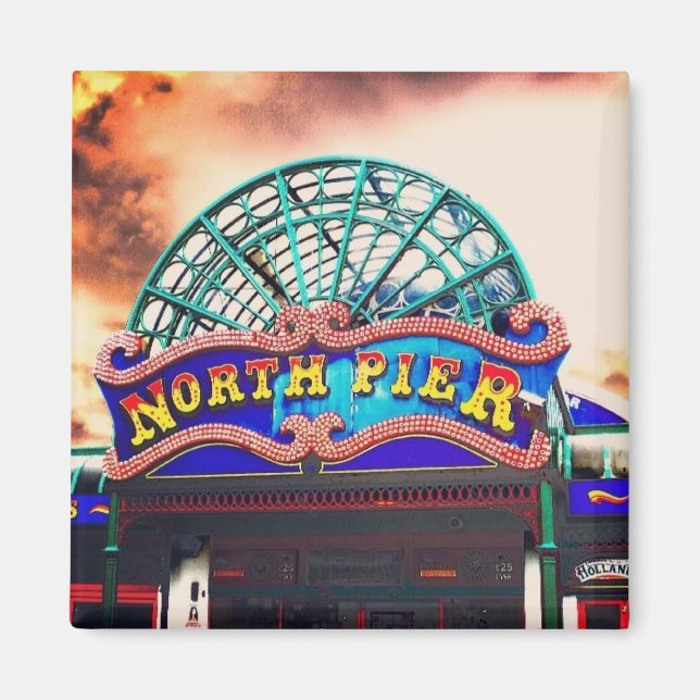 Blackpool North Pier Magnet (Vorne)