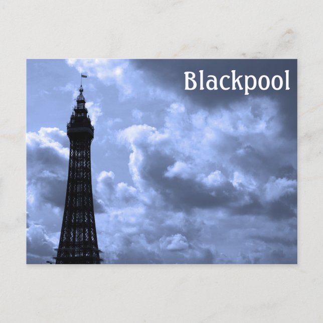 Blackpool Postkarte (Vorderseite)