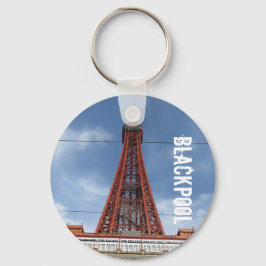 Blackpool Tower and Day Sky Schlüsselanhänger