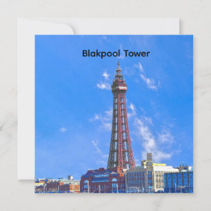 Blackpool Tower Feiertagskarte