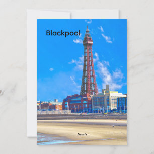 Blackpool Tower Feiertagskarte
