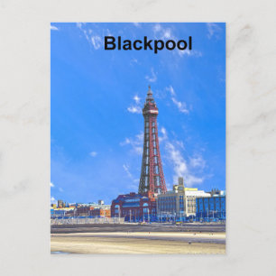 Blackpool Tower Feiertagspostkarte