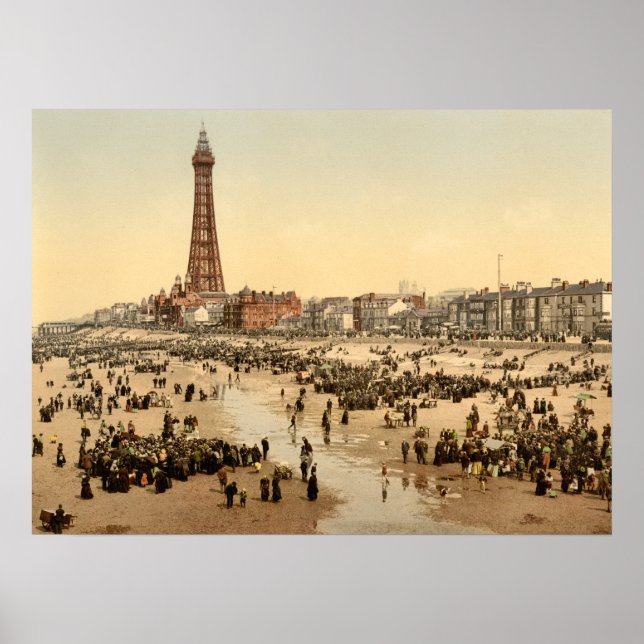 Blackpool Tower II, Lancashire, England Poster (Vorne)