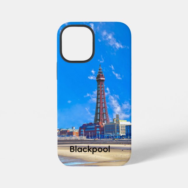 Blackpool Tower iPhone 12 Mini Hülle (Rückseite)