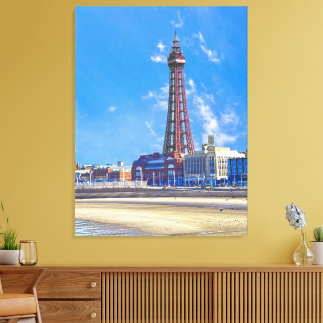 Blackpool Tower Leinwanddruck (Insitu (Wohnzimmer))