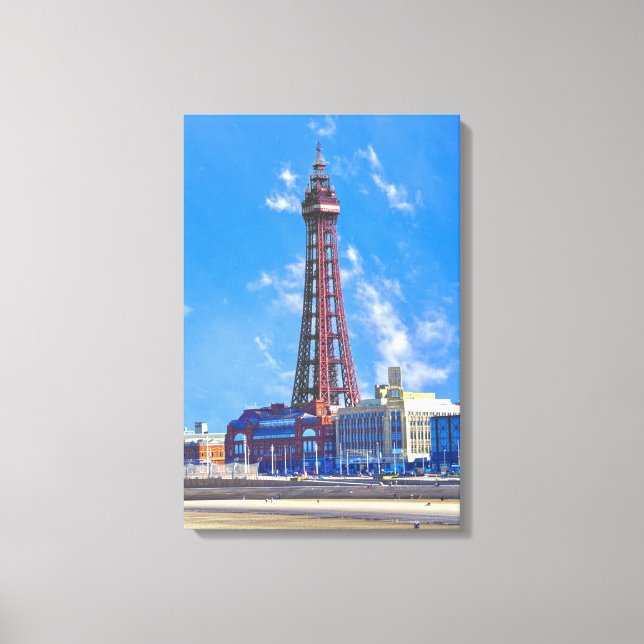 Blackpool Tower Leinwanddruck (Vorderseite)