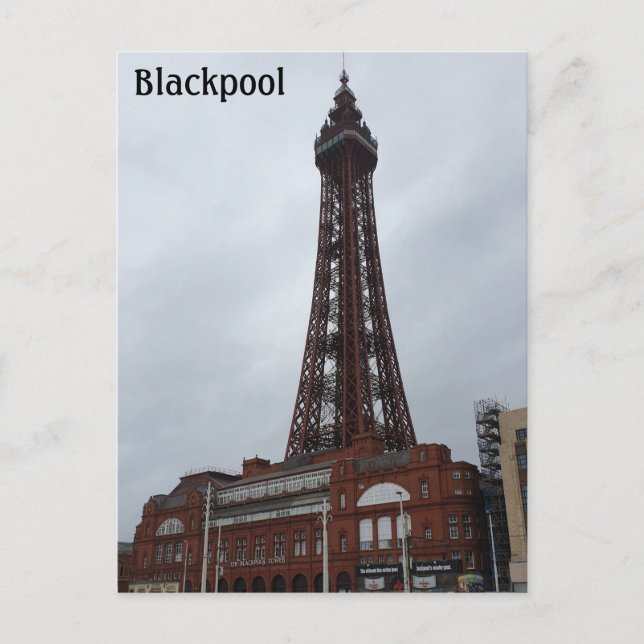 Blackpool Tower Postkarte (Vorderseite)