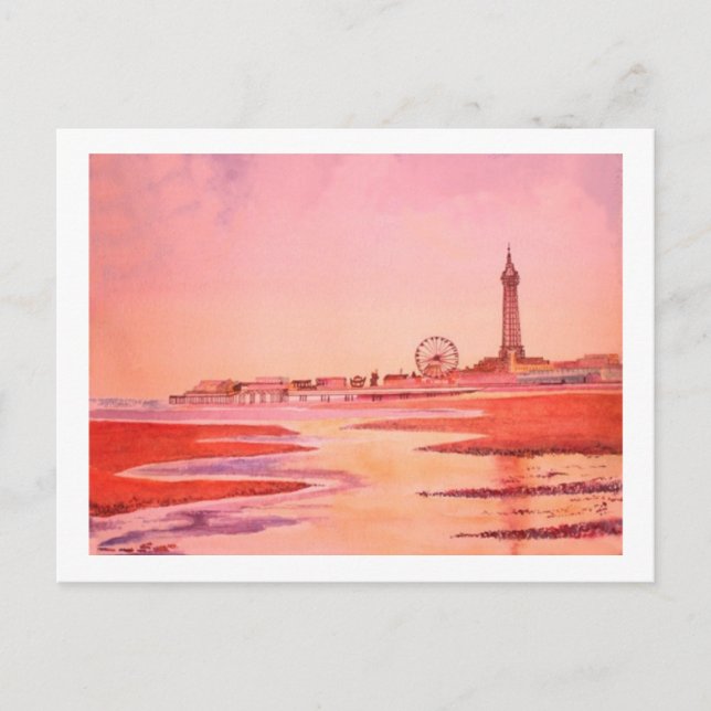Blackpool Tower. Postkarte (Vorderseite)
