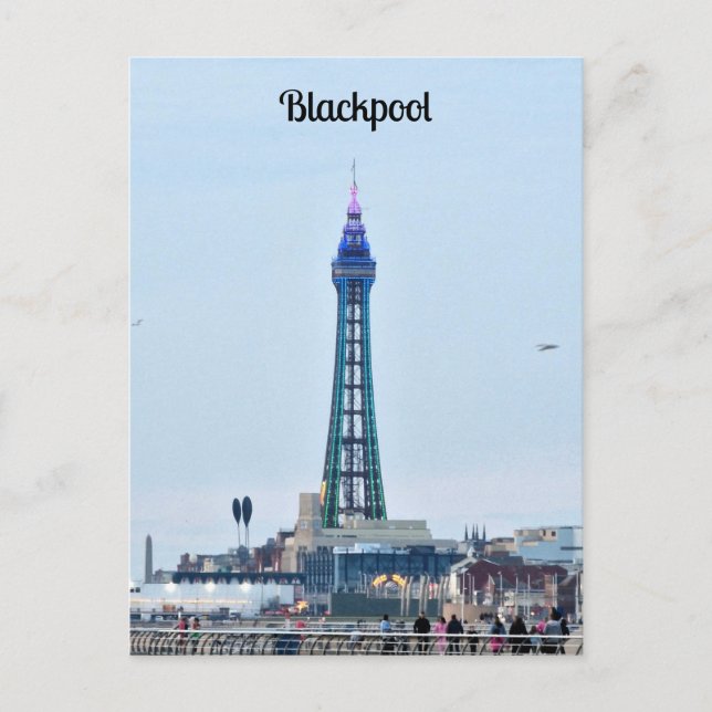 Blackpool Tower Postkarte (Vorderseite)