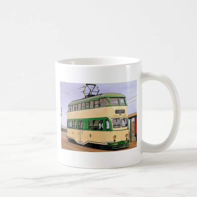 Blackpool-Tram Kaffeetasse (Rechts)