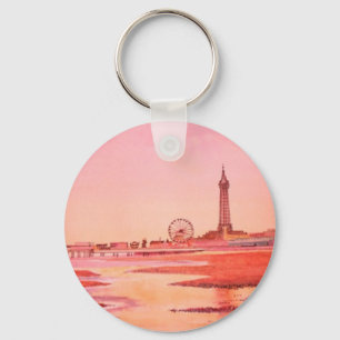Blackpool-Turm. Schlüsselanhänger