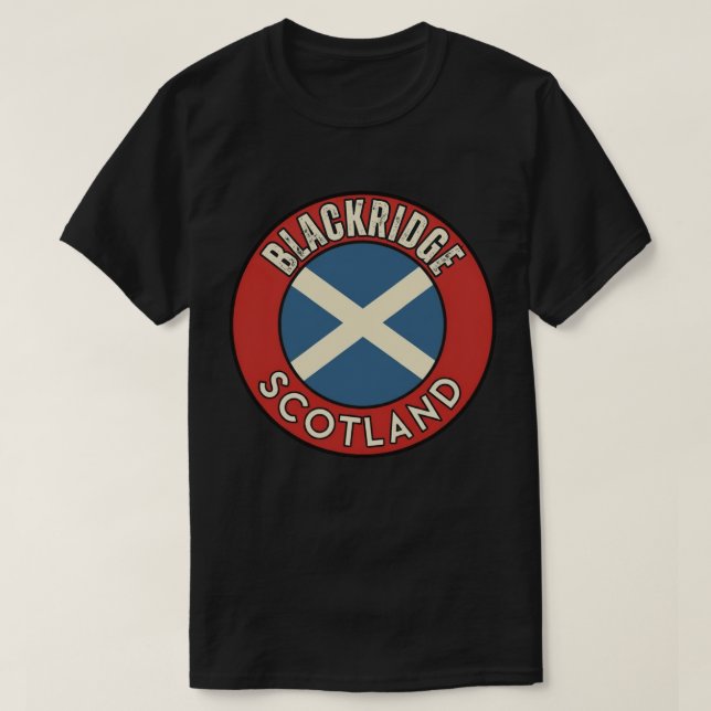 Blackridge, Schottland T-Shirt (Design vorne)