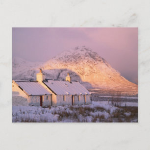 Blackrock Cottage, Glencoe, Highlands, Schottland  Postkarte