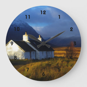 Blackrock Hütte Glencoe Schottland Große Wanduhr