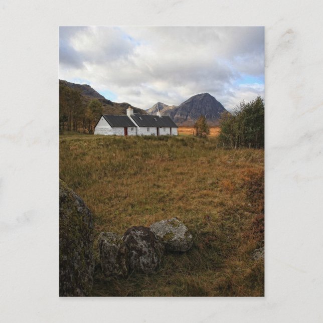 Blackrock Hütte, Glencoe, Schottland Postkarte (Vorderseite)