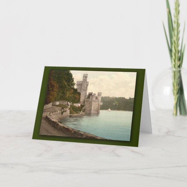 Blackrock Schloss. Landkreis-Korken, Irland Karte (Vorderseite)