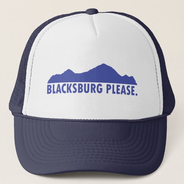 Blacksburg bitte truckerkappe (Vorderseite)